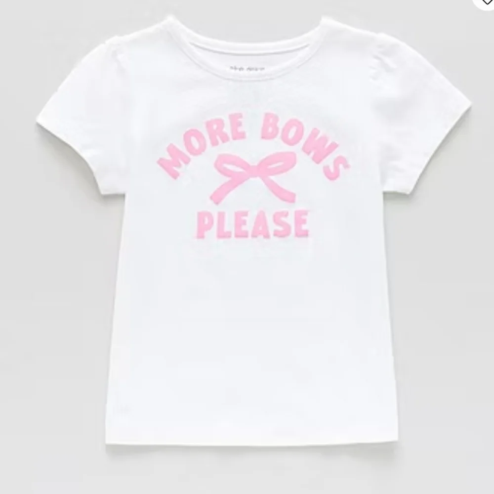 Girls Size 4T‎ 5T Top Toddler More Bows Please Coquette Whimsy Love Fancy NWT